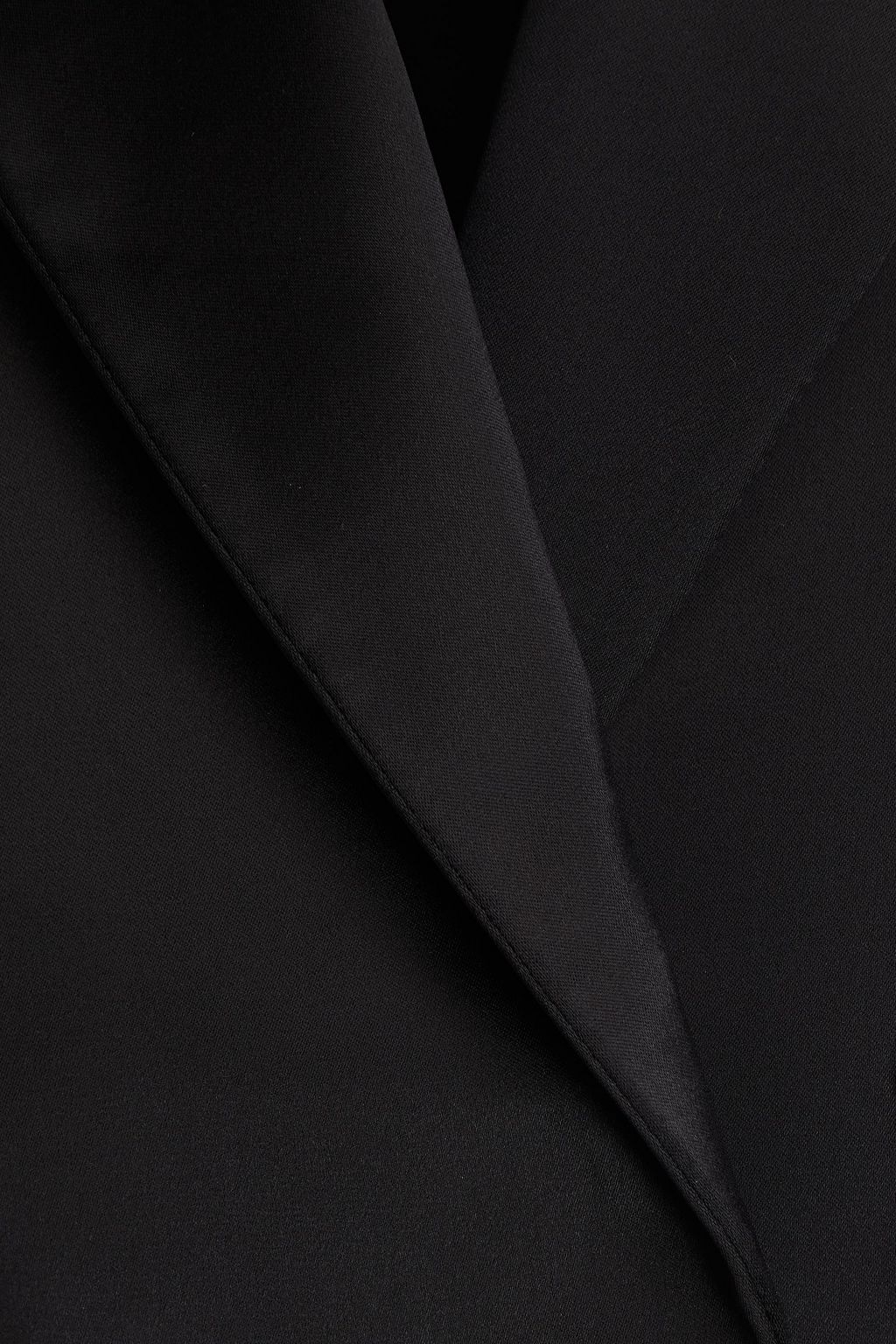ALEXANDRE VAUTHIER Double-breasted embellished stretch-satin blazer