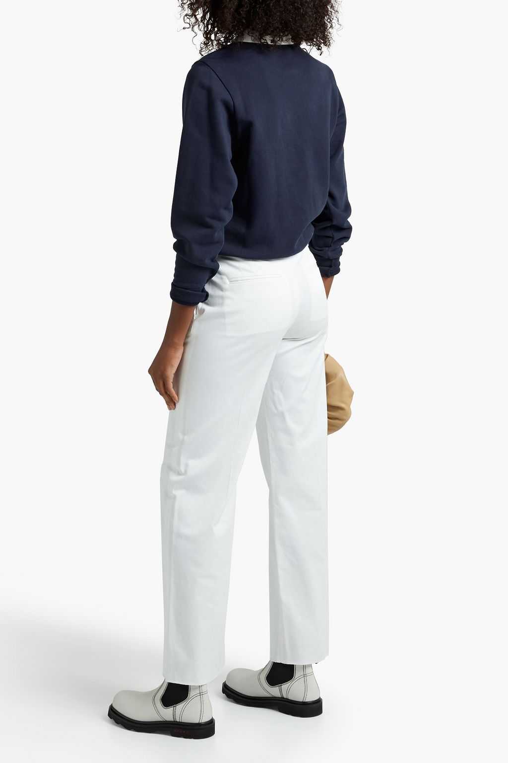 VALENTINO GARAVANI Stretch-cotton twill straight-leg pants