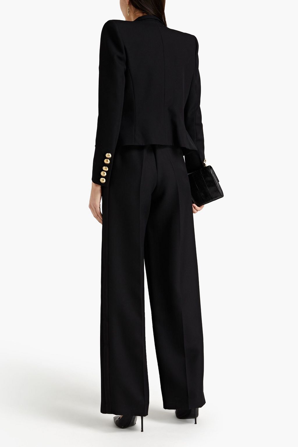 ALEXANDRE VAUTHIER Button-embellished wool blazer