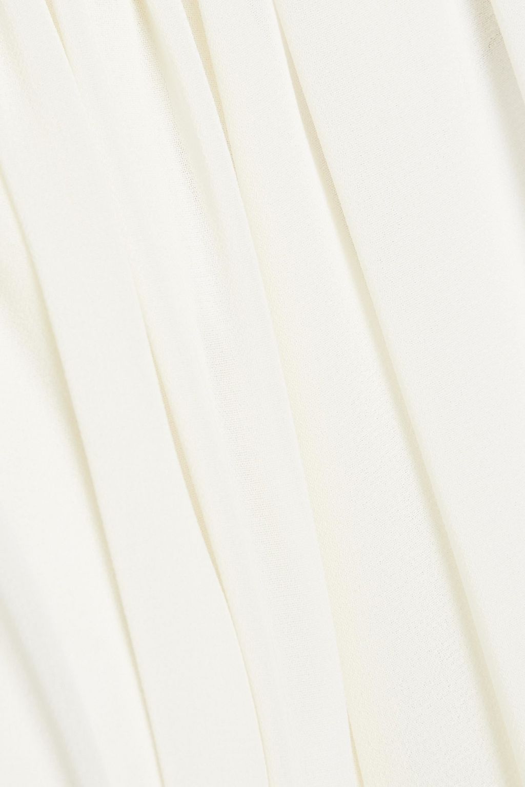 TORY BURCH Gathered georgette midi dress