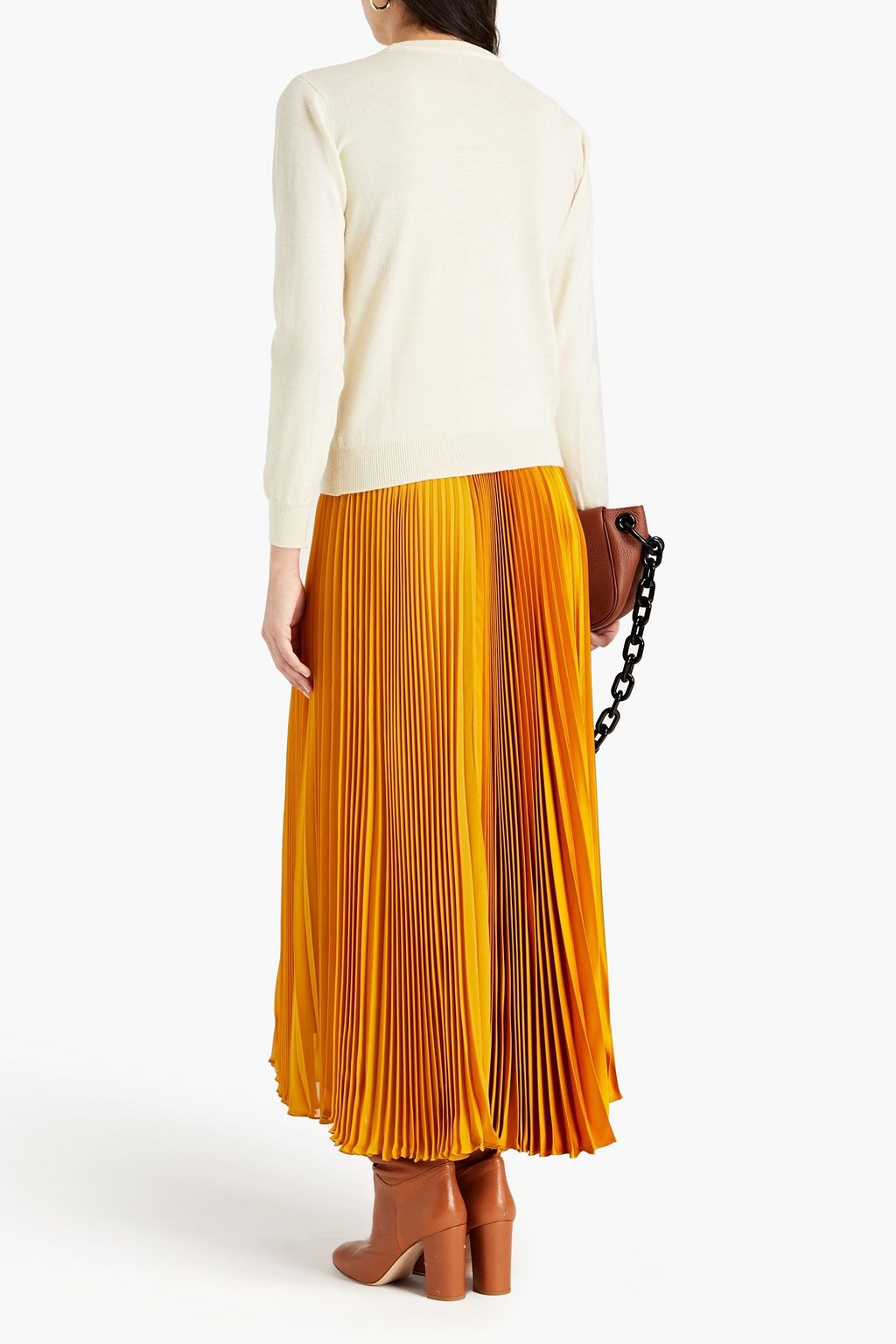 STELLA JEAN Printed merino wool sweater