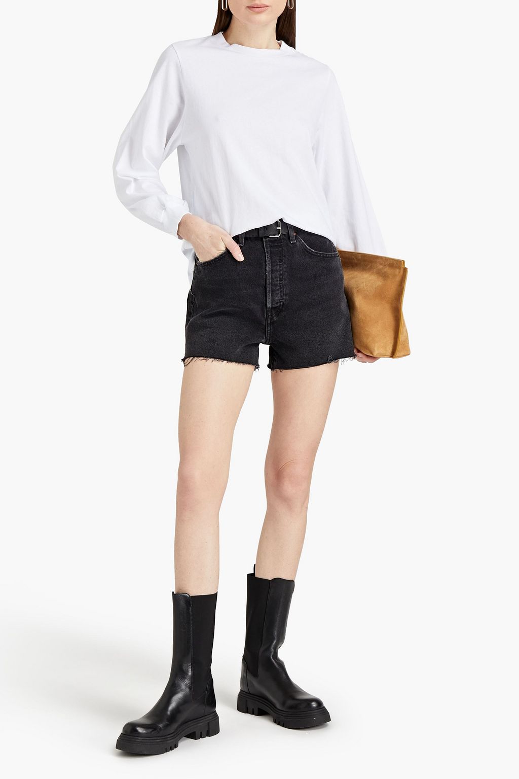 J BRAND Cotton-jersey top