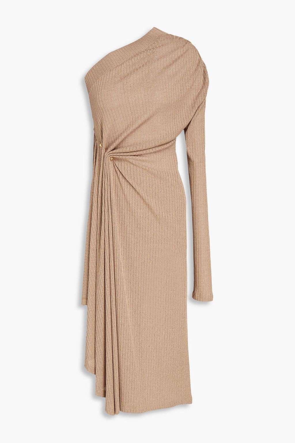 Neutral Hanna one-shoulder draped 