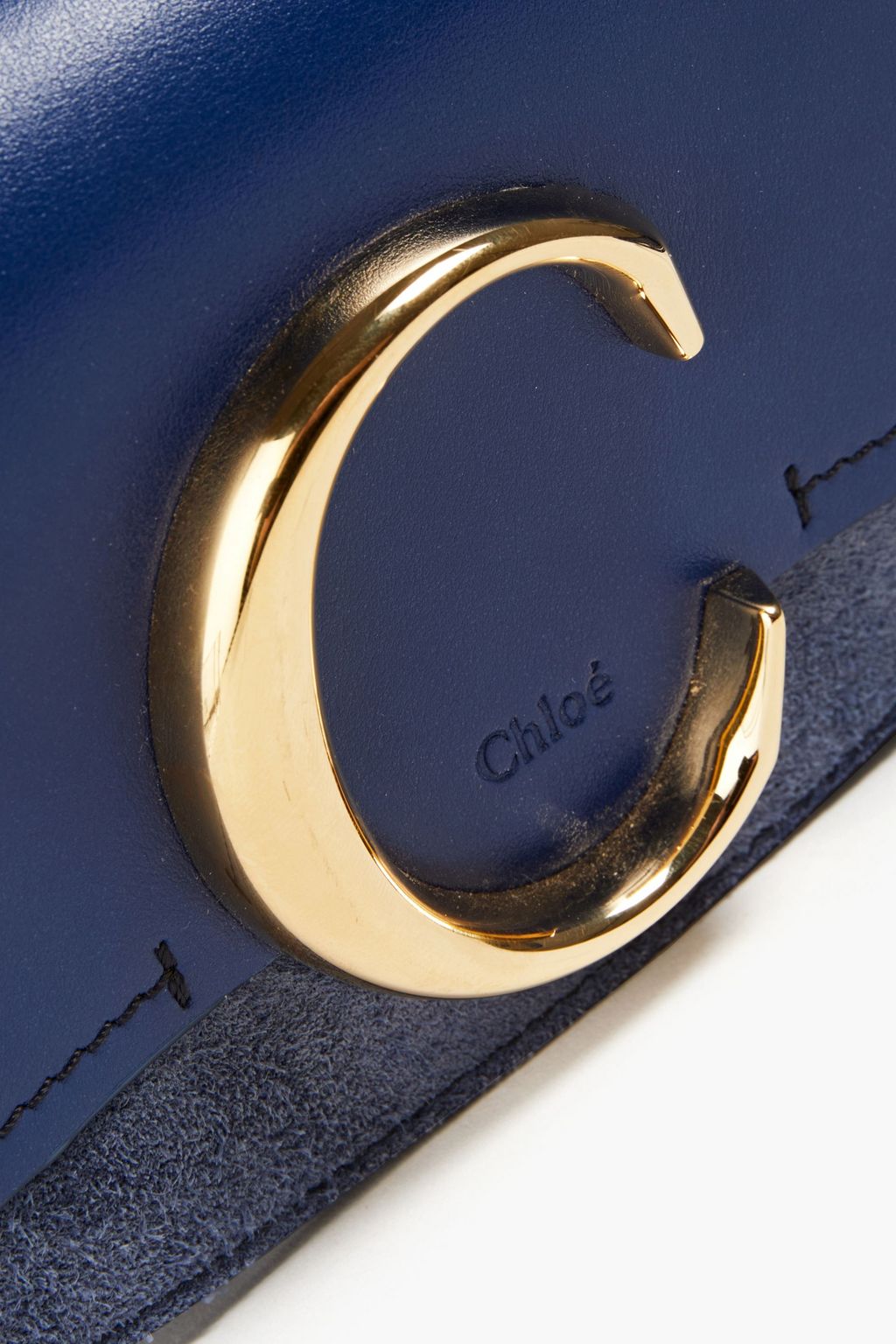 CHLOÉ Suede and leather belt bag