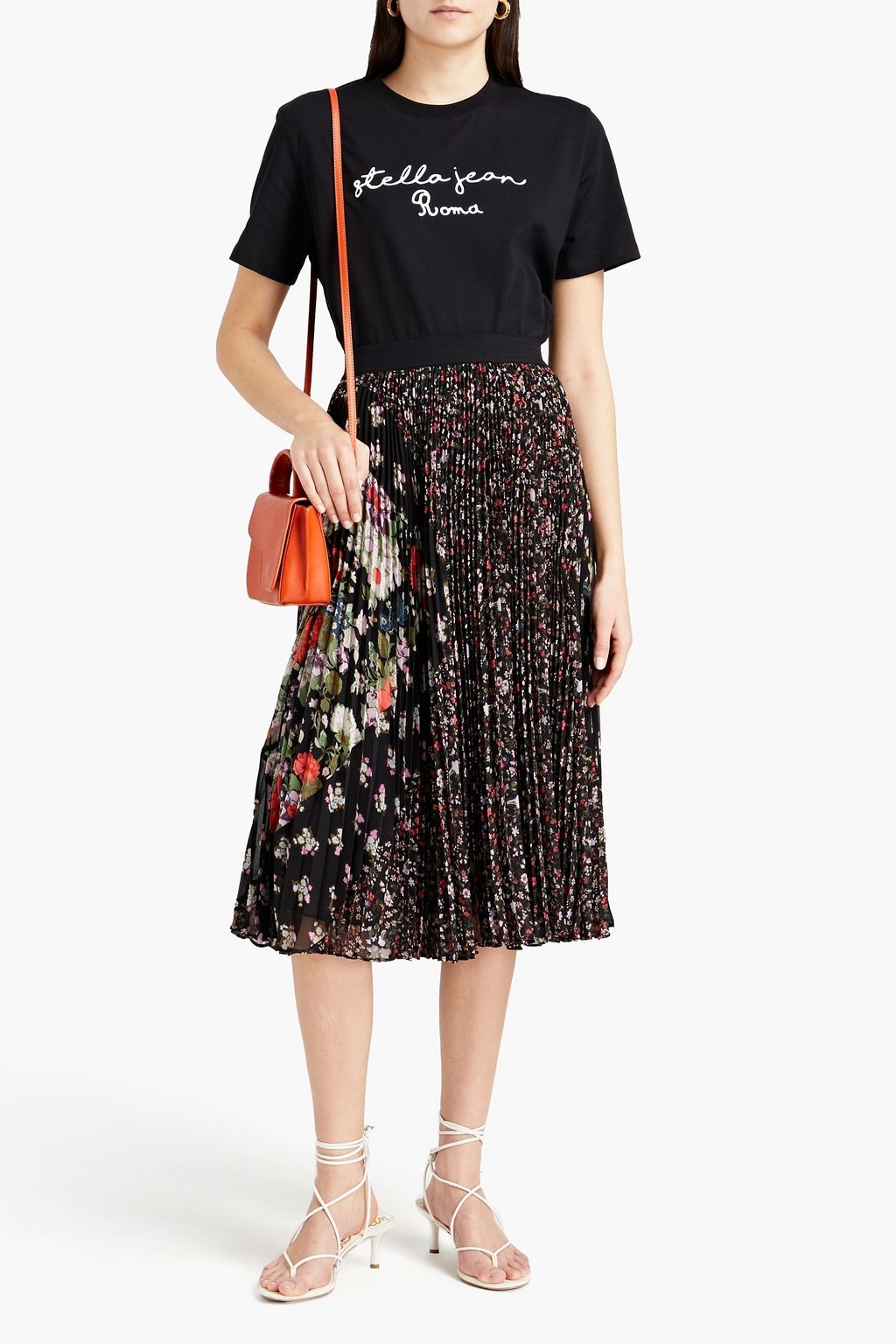 STELLA JEAN Printed cotton-jersey T-shirt