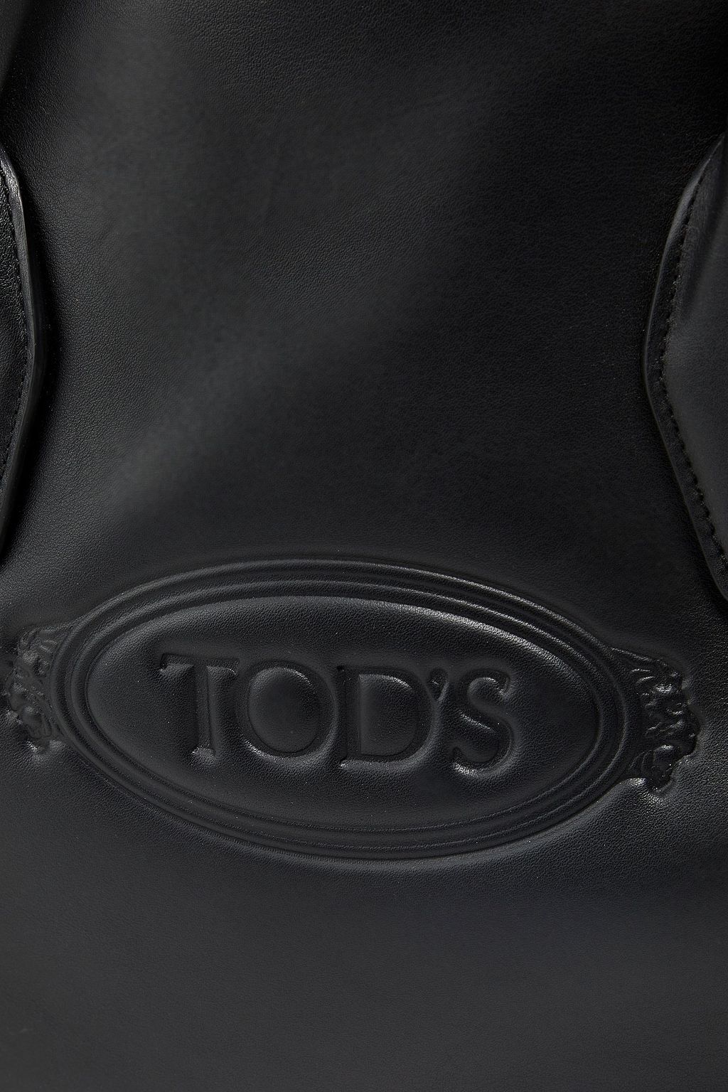 TOD'S Tote Bag aus Leder mit Logoprägung