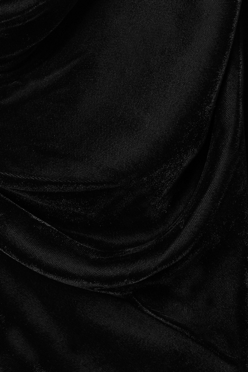 Dion Lee Architrave Layered Velvet And Tulle Mini Dress In Black