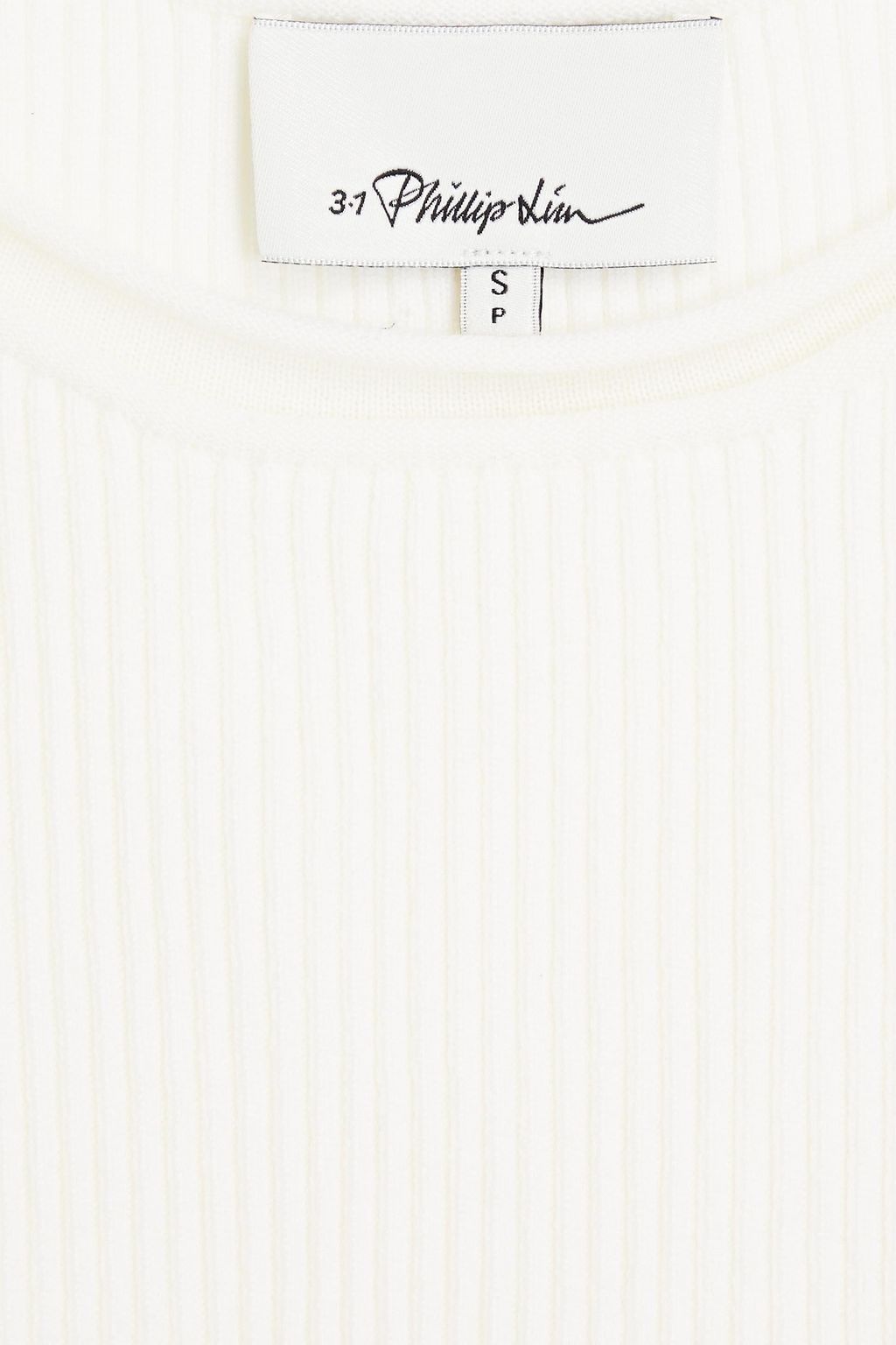 3.1 PHILLIP LIM Cropped ribbed wool-blend tank