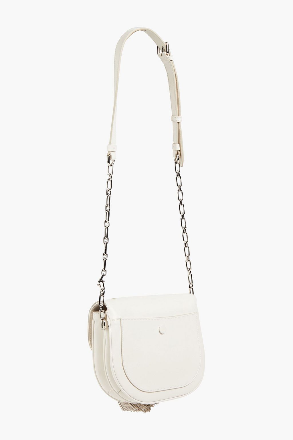 TOD'S Schultertasche aus Narbenleder mit Troddeln