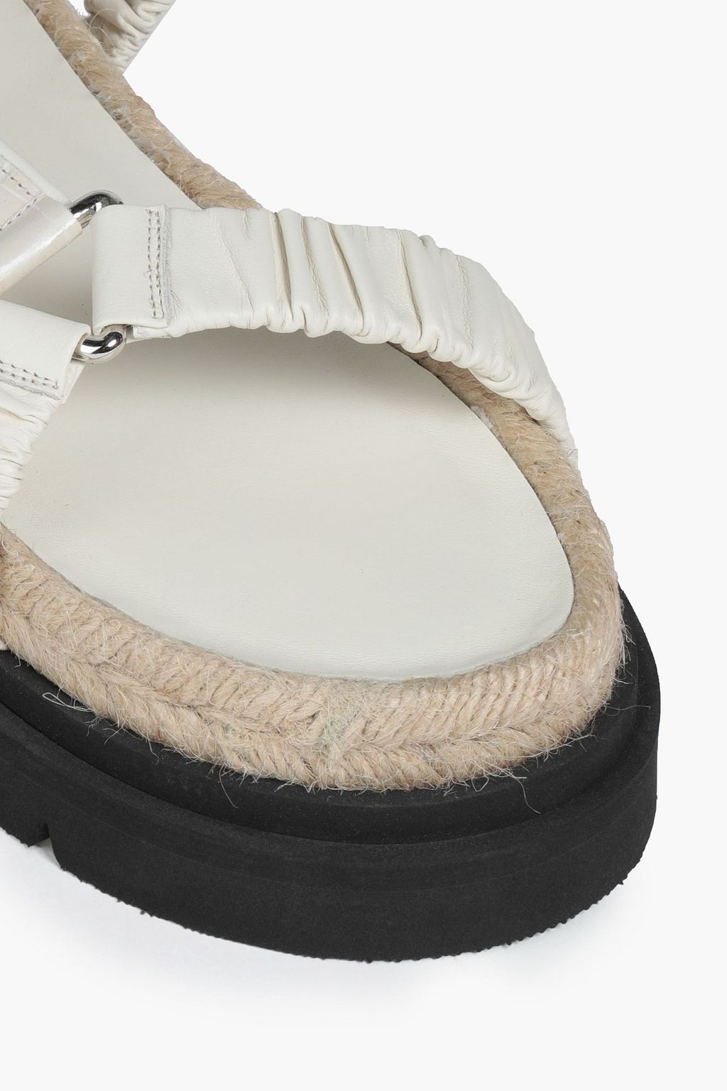 3.1 PHILLIP LIM Noa クロコ風&スムースレザー プラットフォームバックストラップサンダル