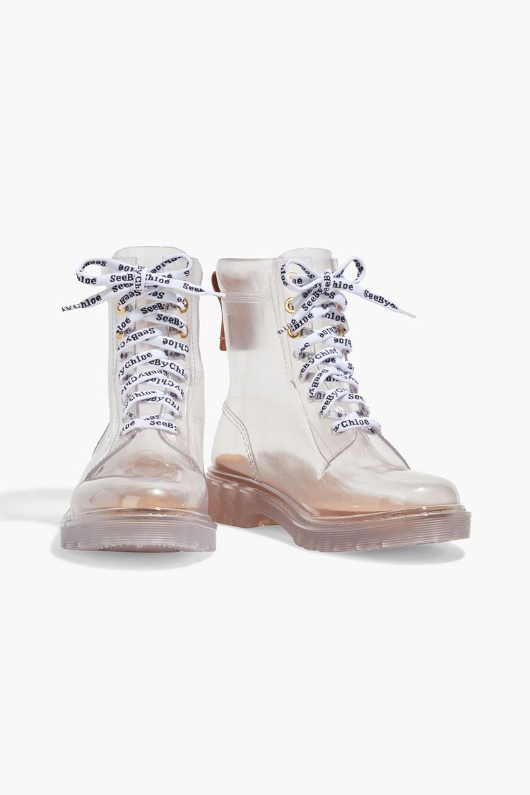 SEE BY CHLOÉ PVC ankle boots THE