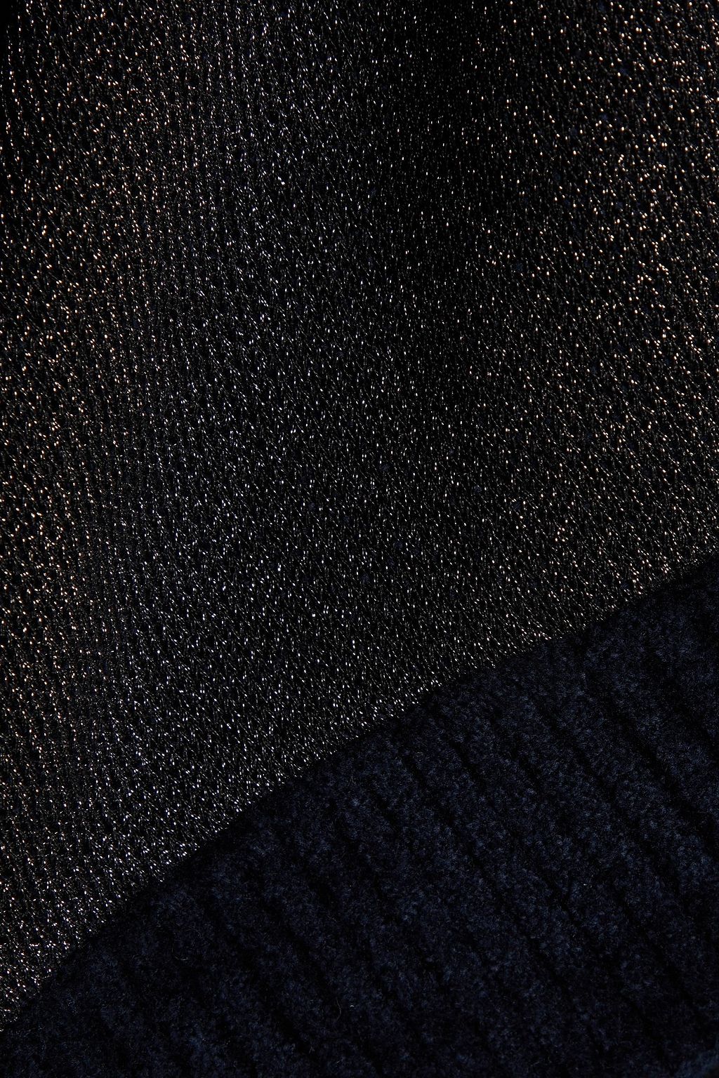 3.1 PHILLIP LIM Chenille-paneled metallic color-block knitted sweater