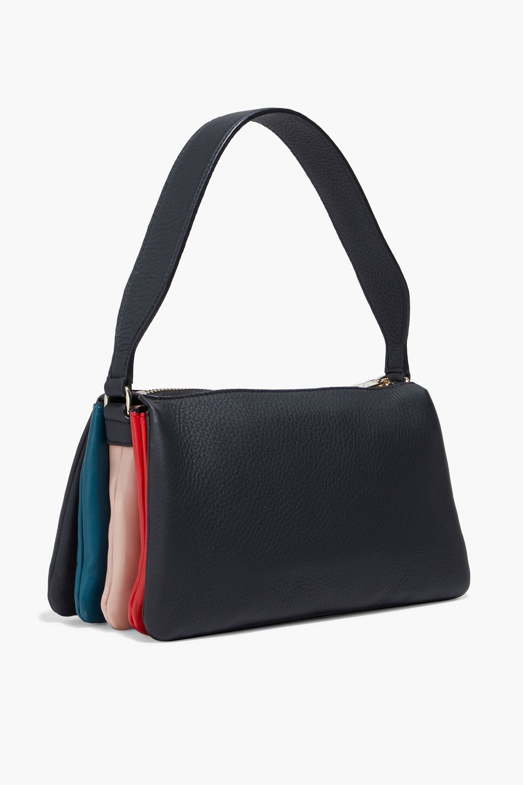 PAUL SMITH Pebbled-leather shoulder bag