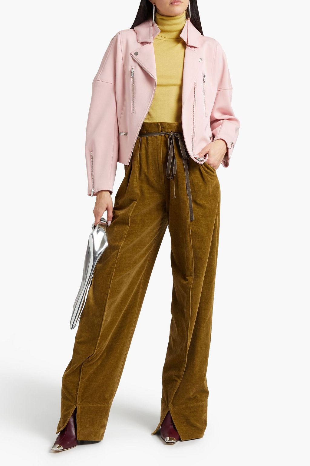 3.1 PHILLIP LIM Twill biker jacket