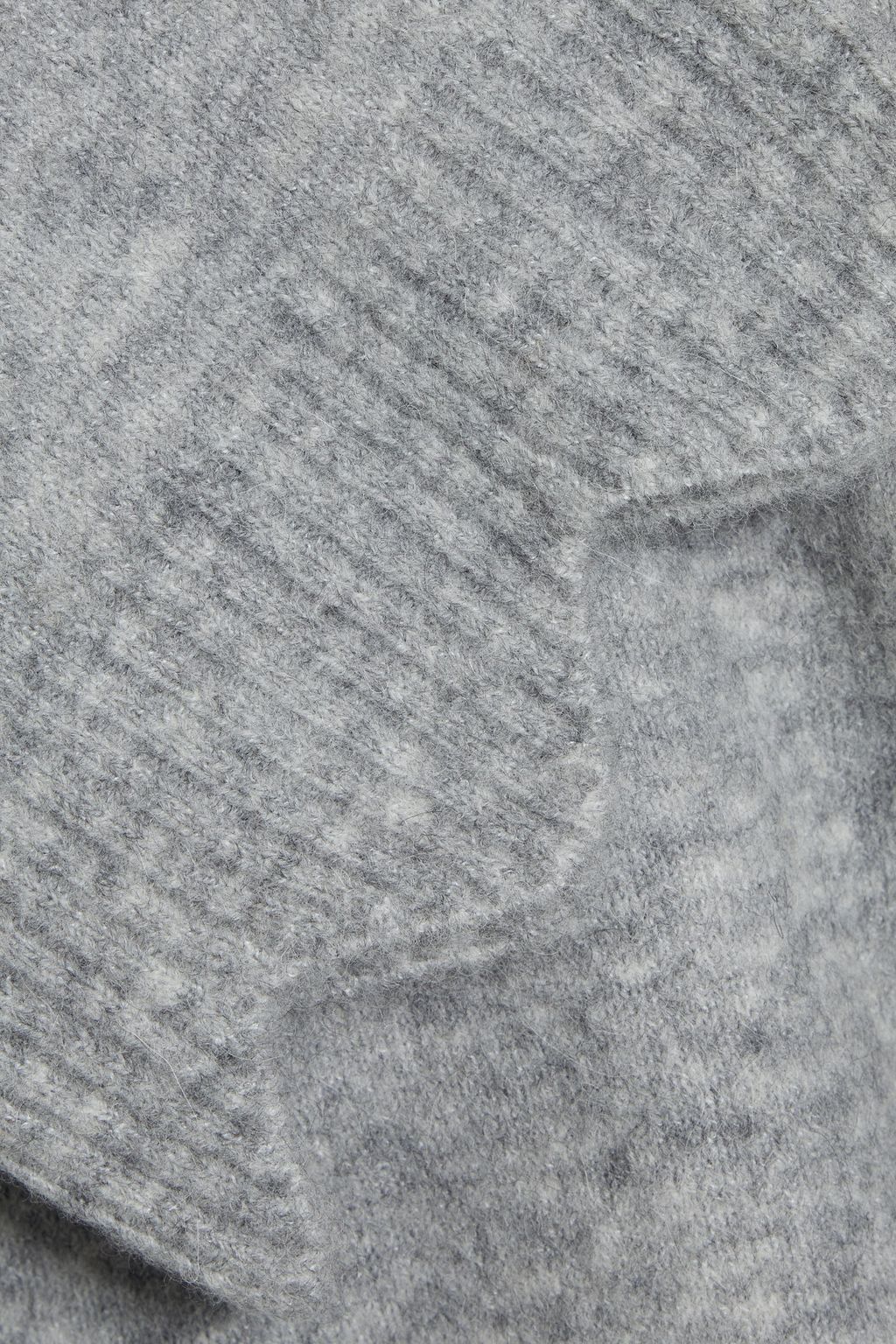 3.1 PHILLIP LIM Scalloped mélange brushed knitted sweater