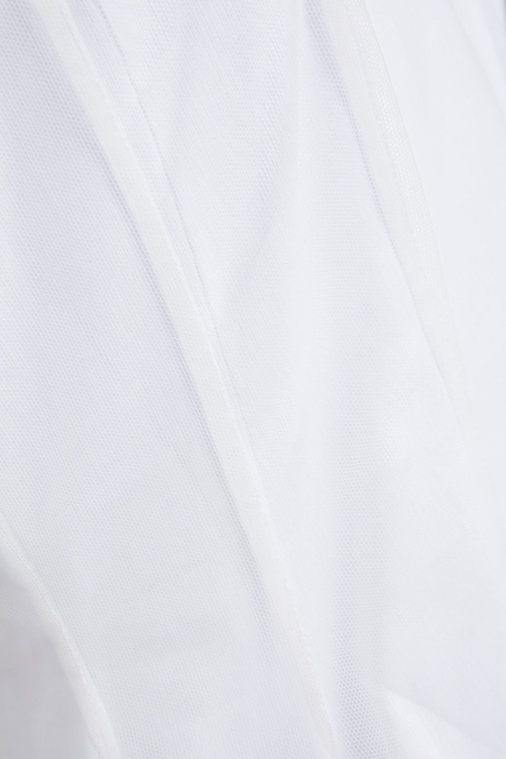 SIMONE ROCHA Layered tulle and Supima cotton-jersey top