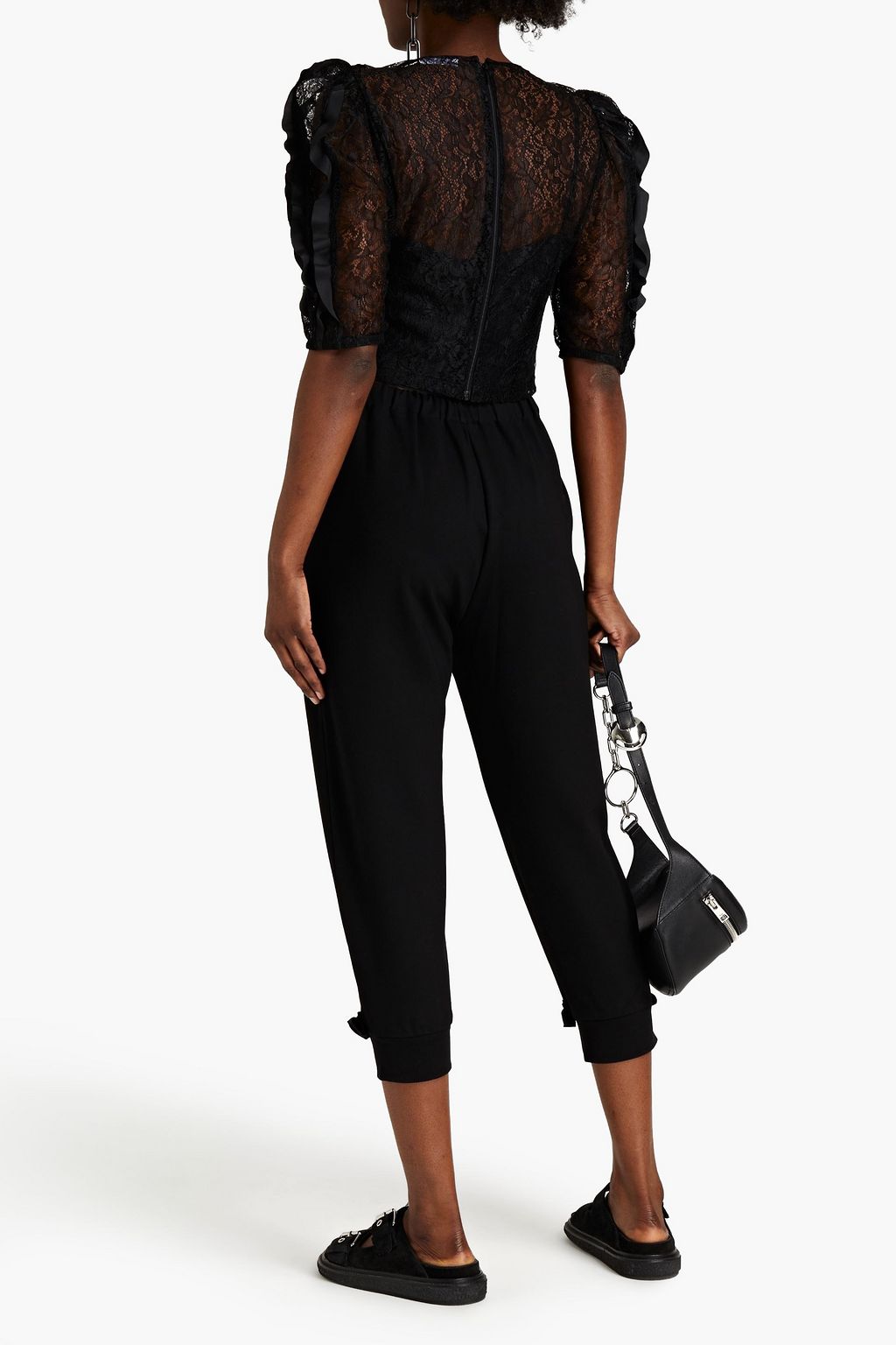 SIMONE ROCHA Cropped jersey tapered pants