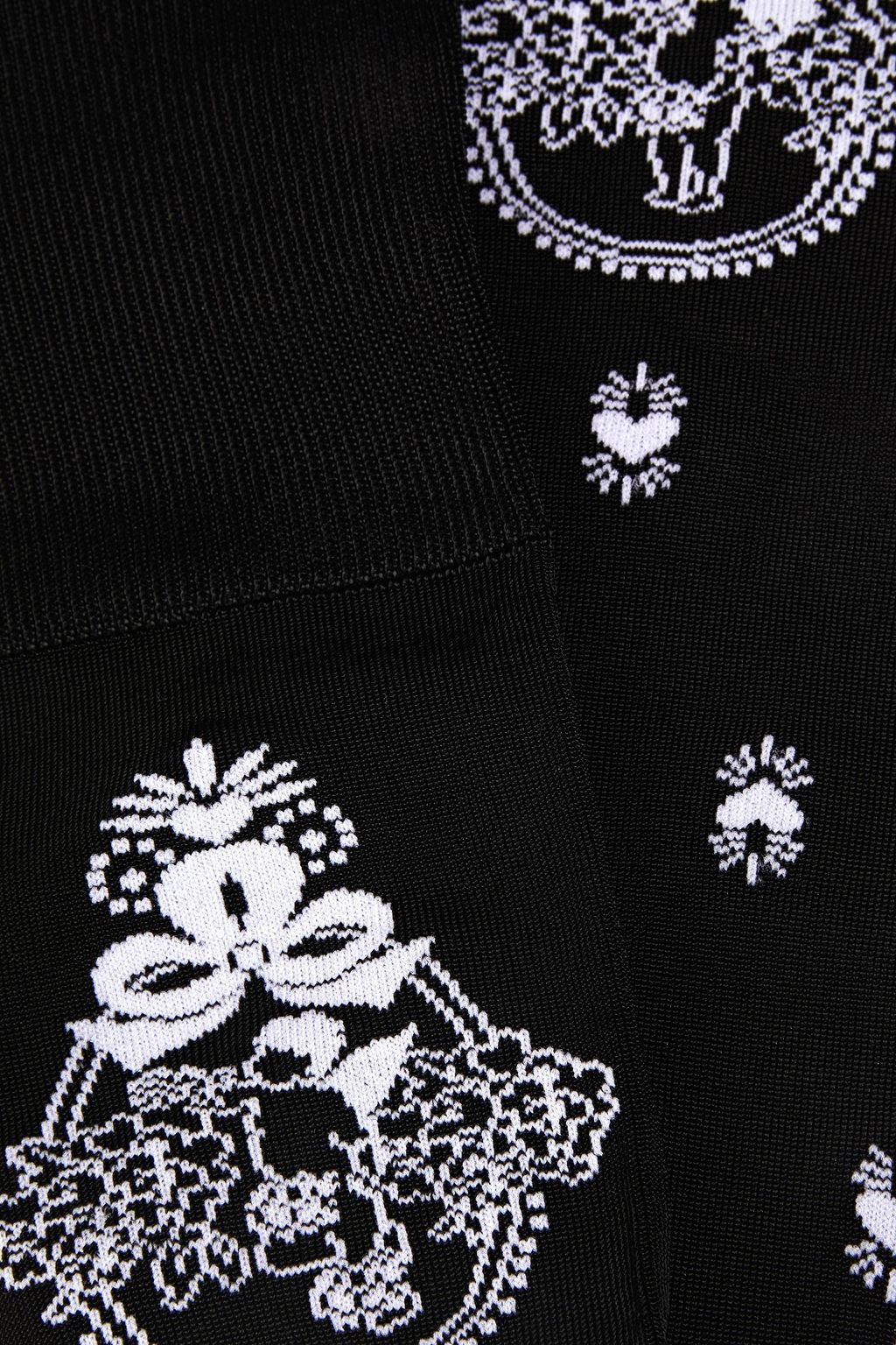 SIMONE ROCHA Jacquard-knit socks