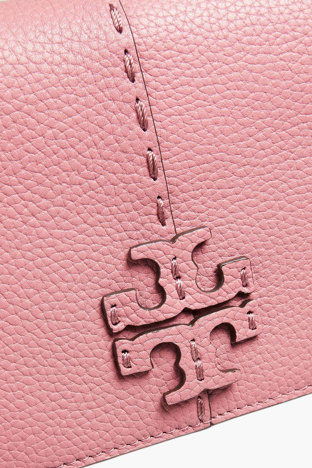TORY BURCH Pebbled-leather wallet