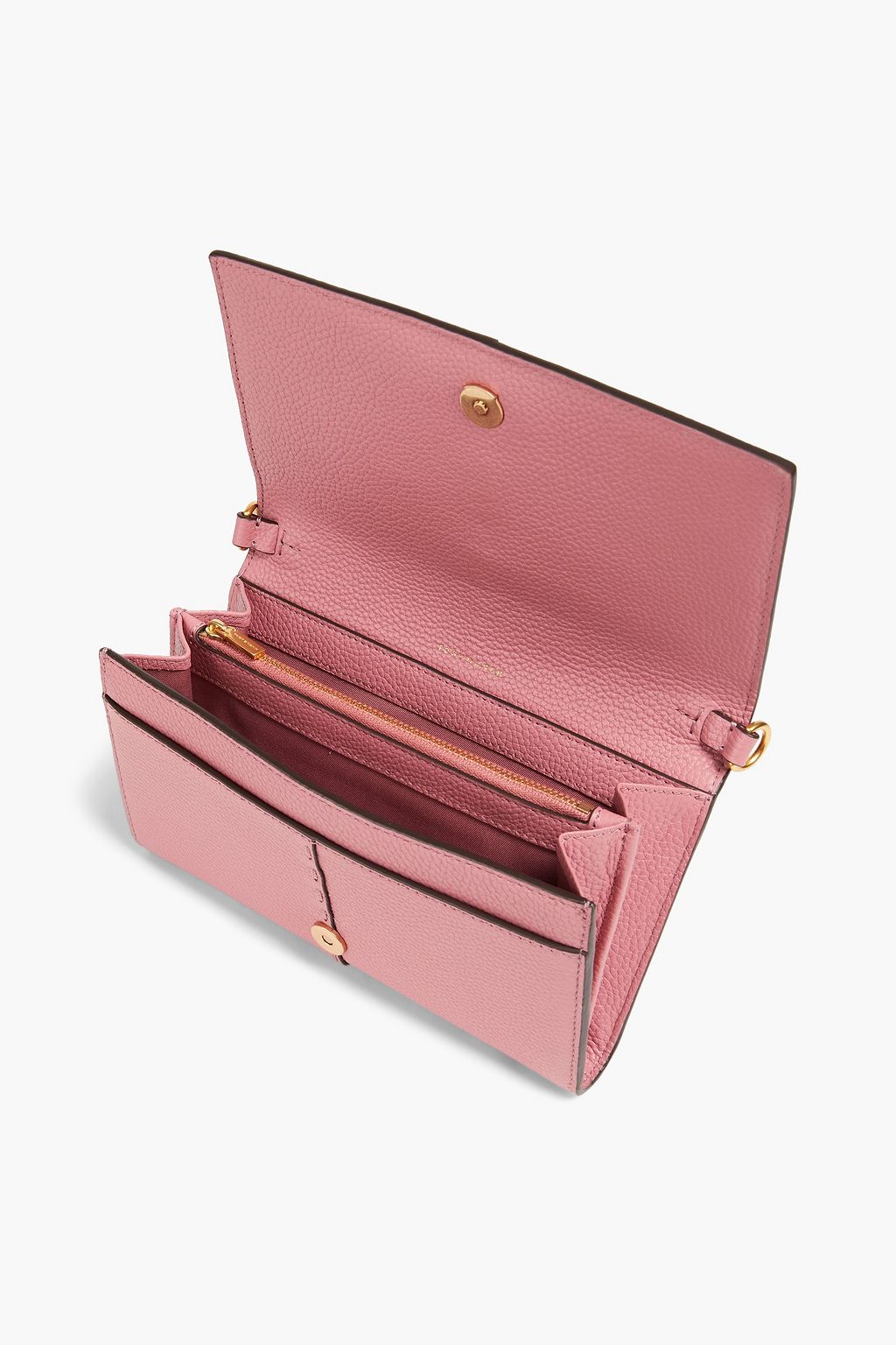 TORY BURCH Pebbled-leather wallet