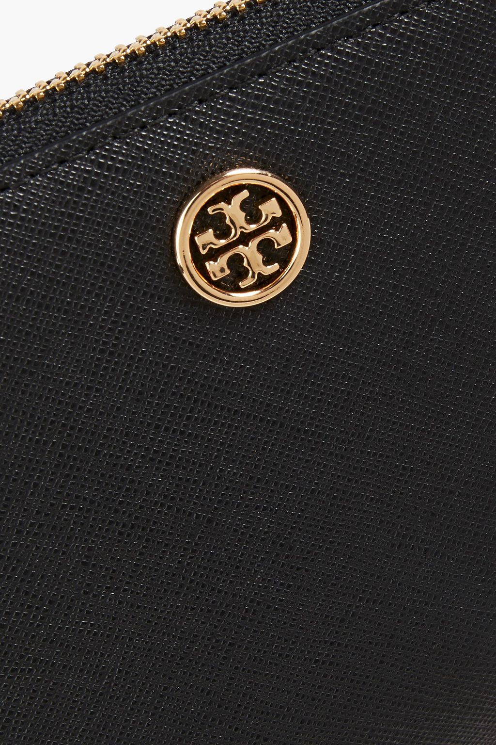 TORY BURCH Textured-leather wallet