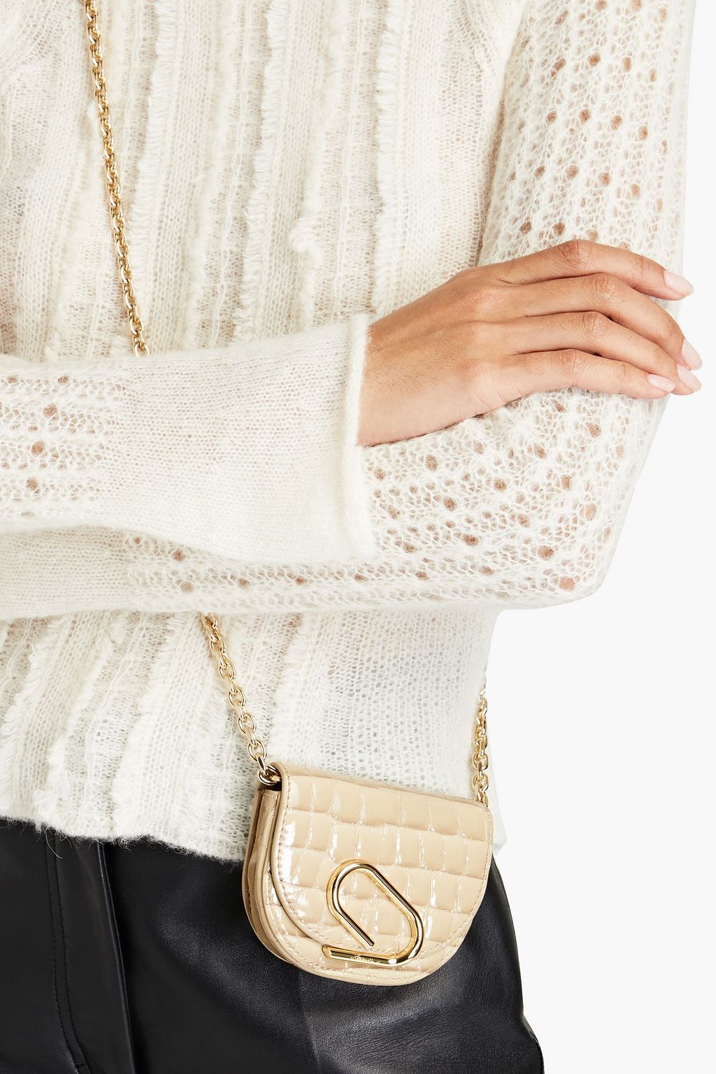 3.1 PHILLIP LIM Alix croc-effect leather shoulder bag