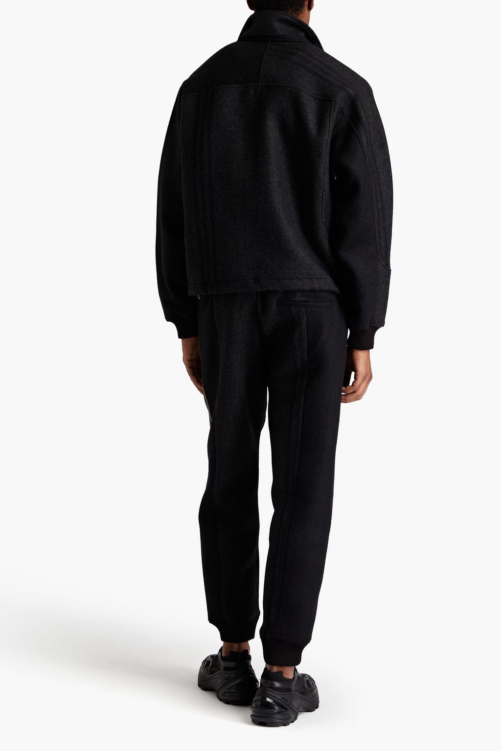 Y-3 Wool-blend felt jacket