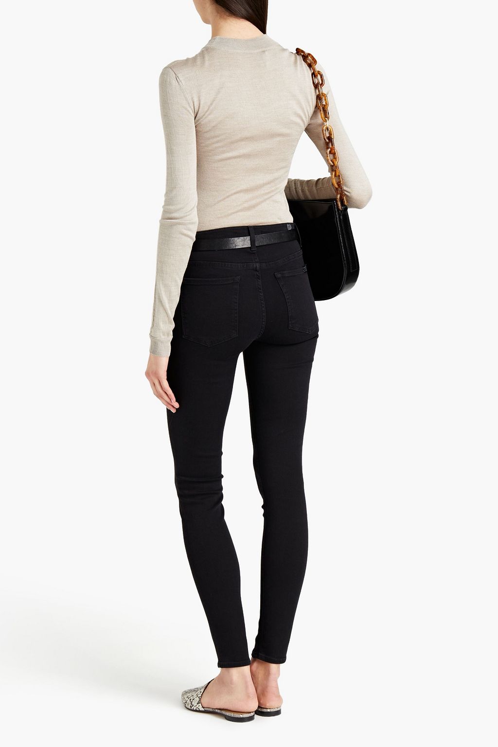 7 FOR ALL MANKIND High-rise skinny jeans
