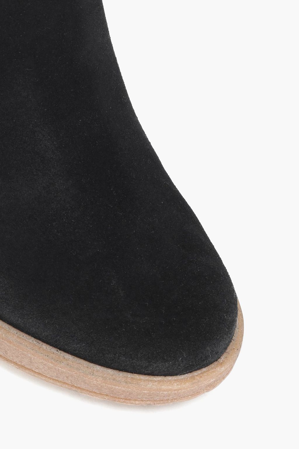 CLAUDIE PIERLOT Suede wedge over-the-knee boots