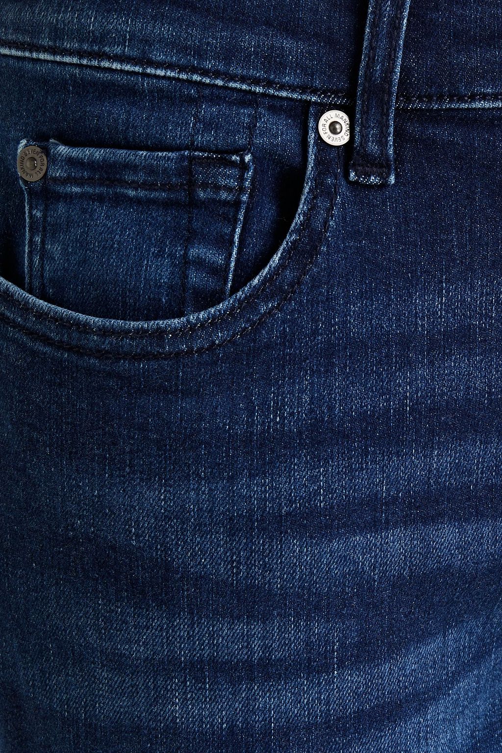 7 FOR ALL MANKIND Asher cropped high-rise boyfriend jeans