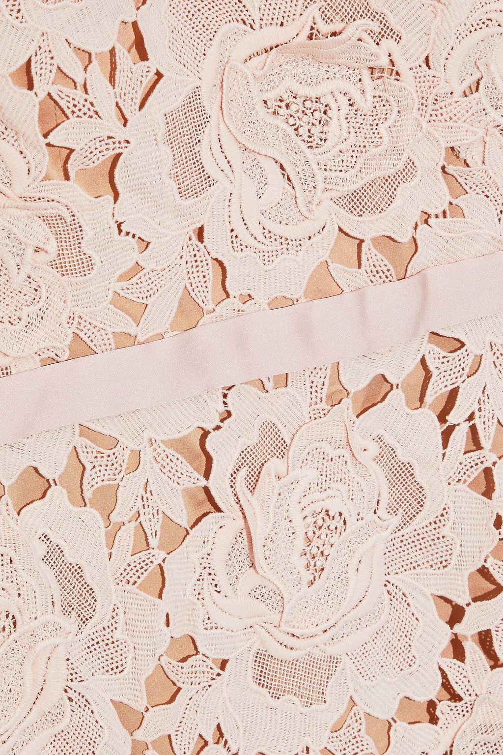 CATHERINE DEANE Frida floral-appliquéd guipure lace midi dress