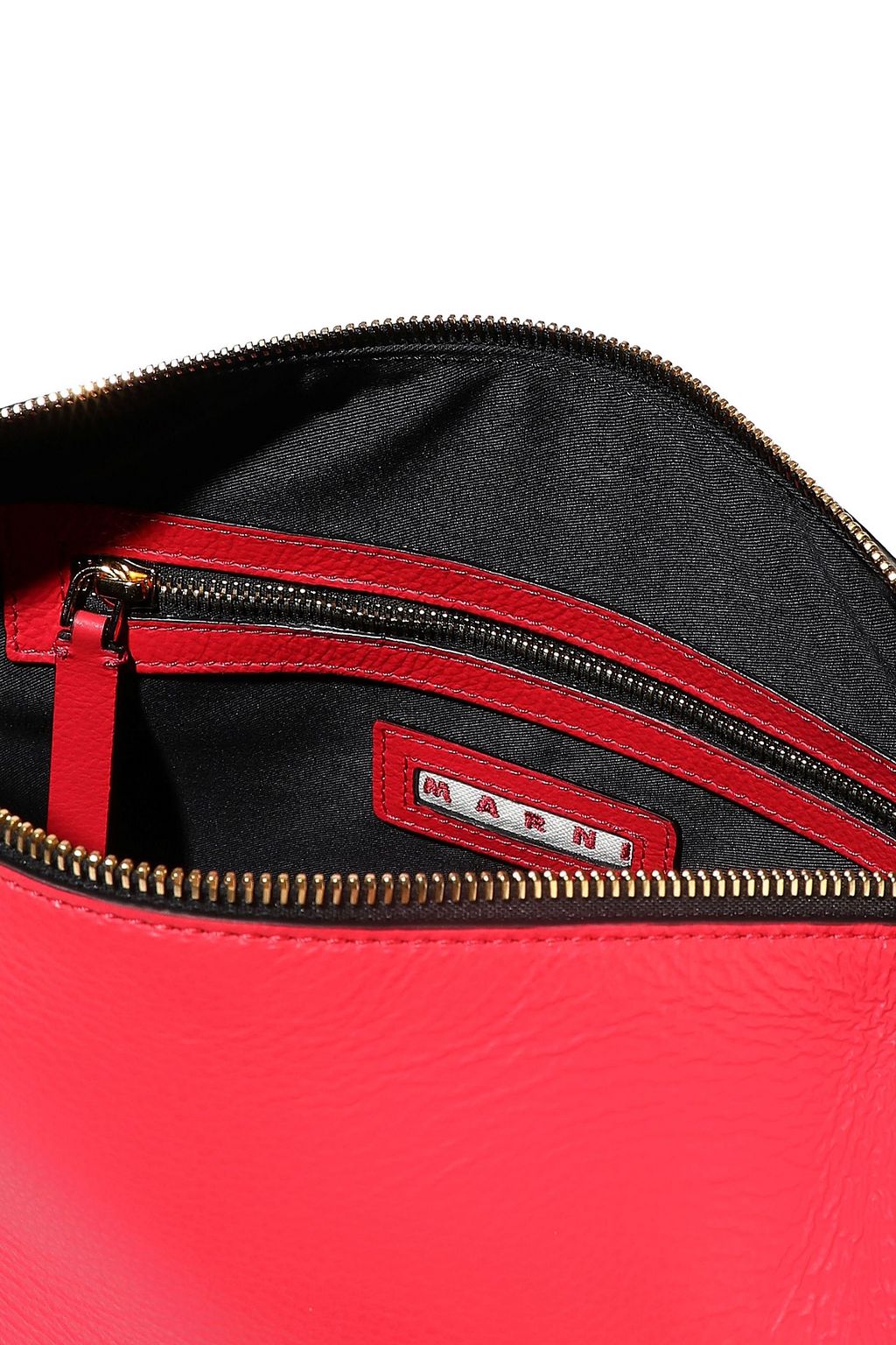 MARNI Textured-leather tote