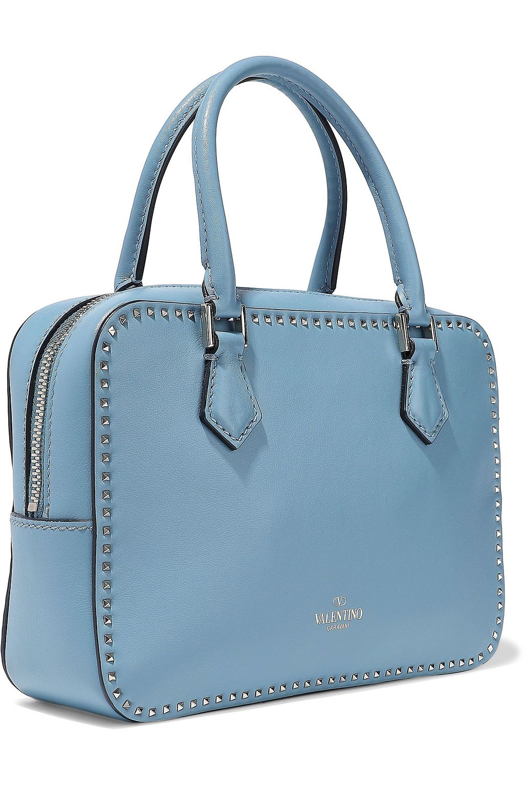 VALENTINO GARAVANI Stud Stitching leather shoulder bag