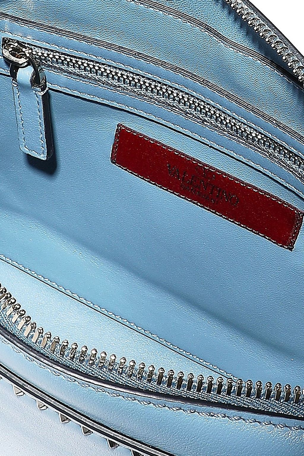 VALENTINO GARAVANI Stud Stitching leather shoulder bag