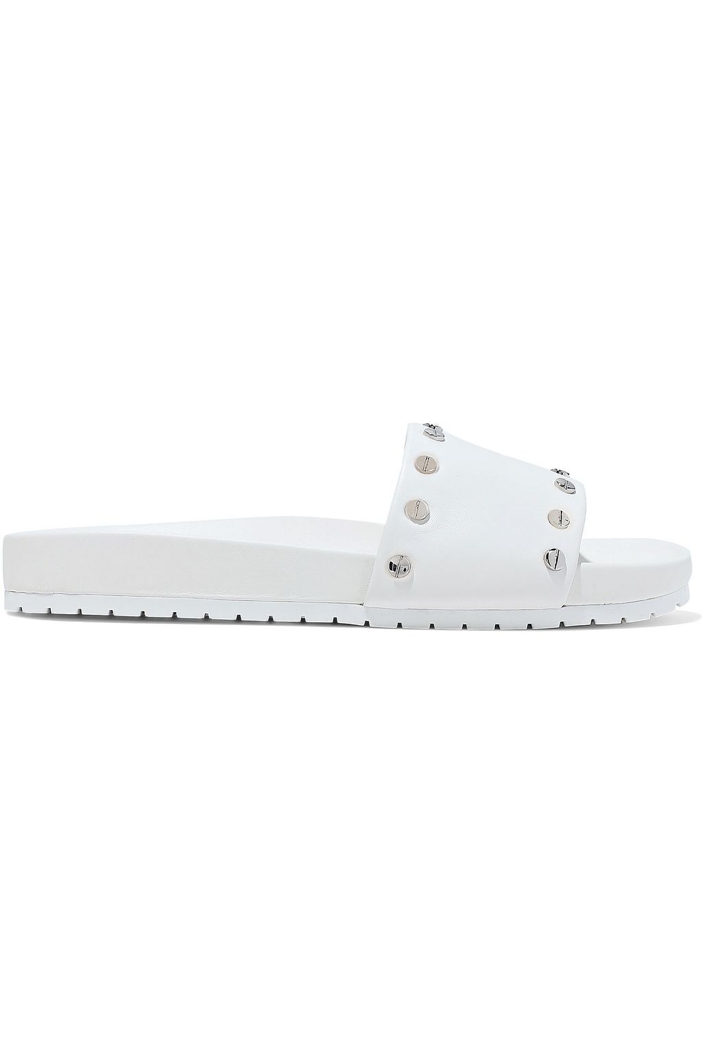 white designer slides