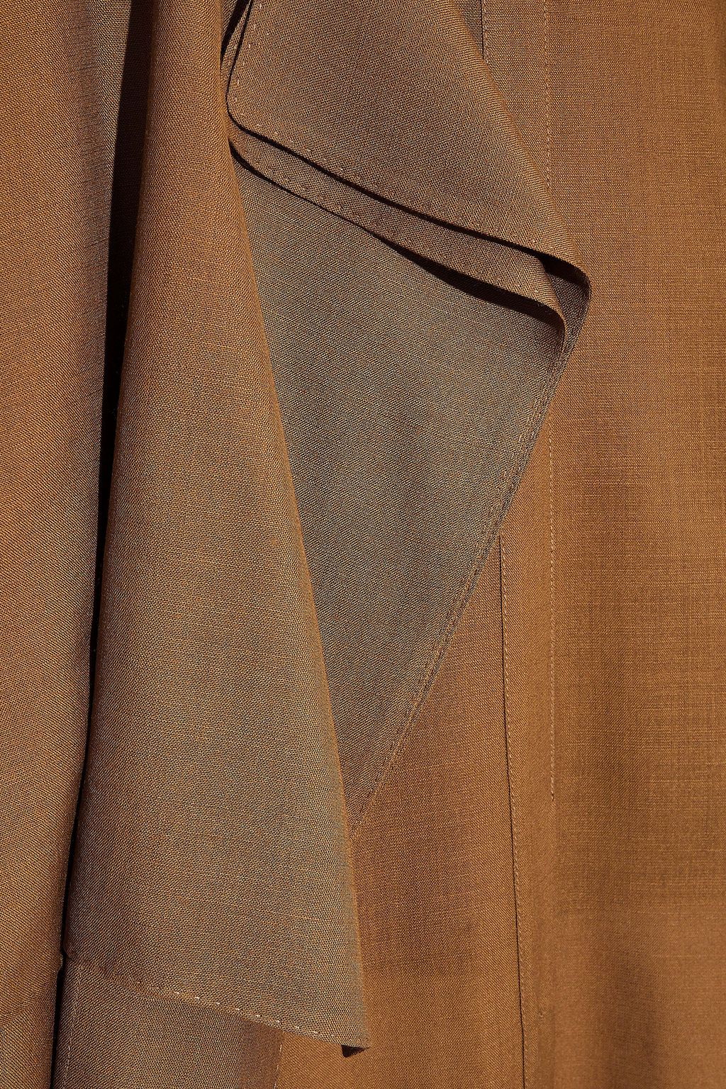 AGNONA Wool and cashmere-blend trench coat
