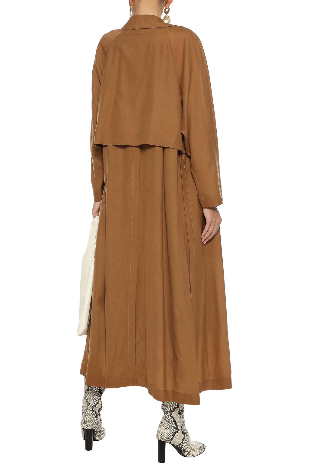 AGNONA Wool and cashmere-blend trench coat