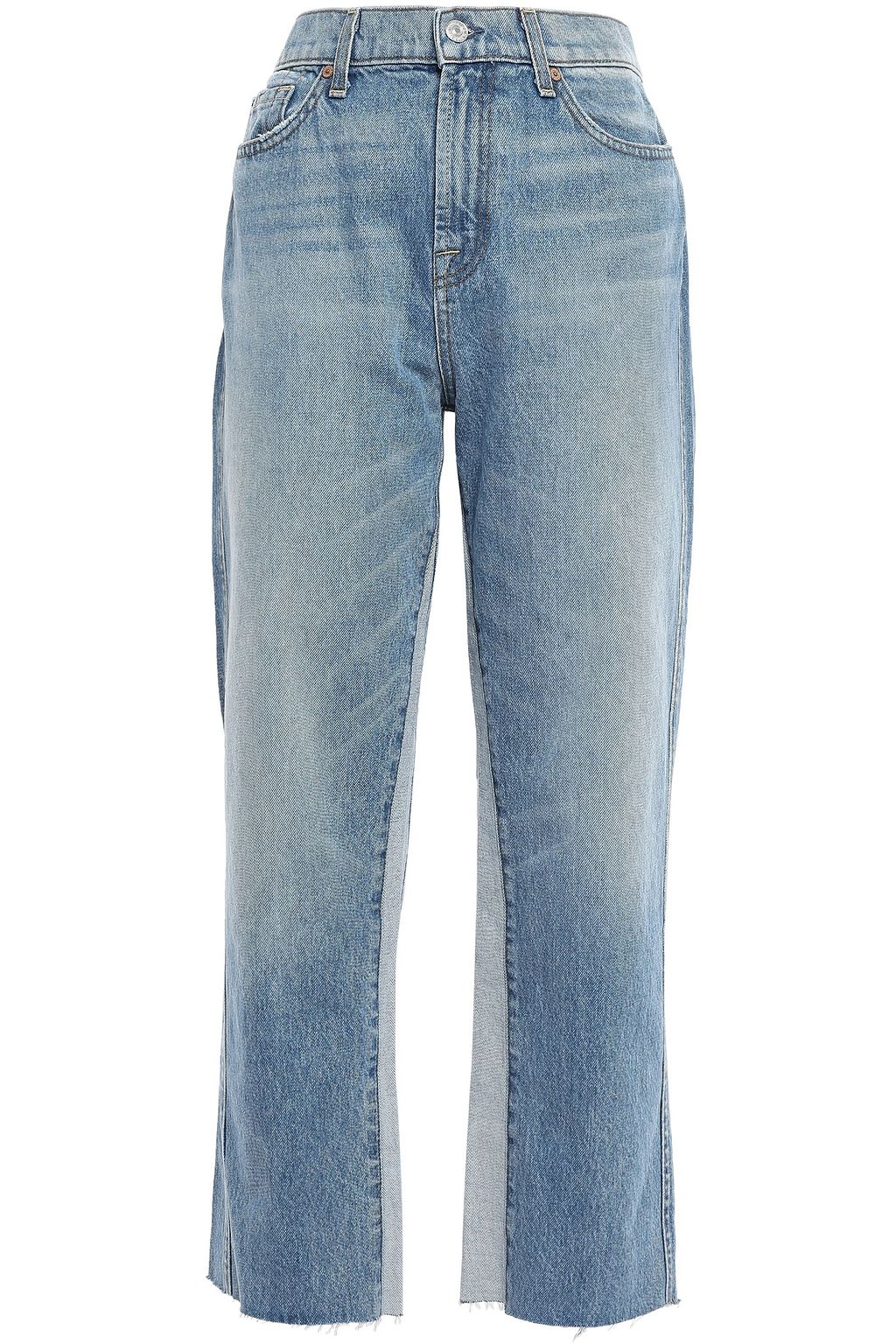 7 for all mankind two tone jeans