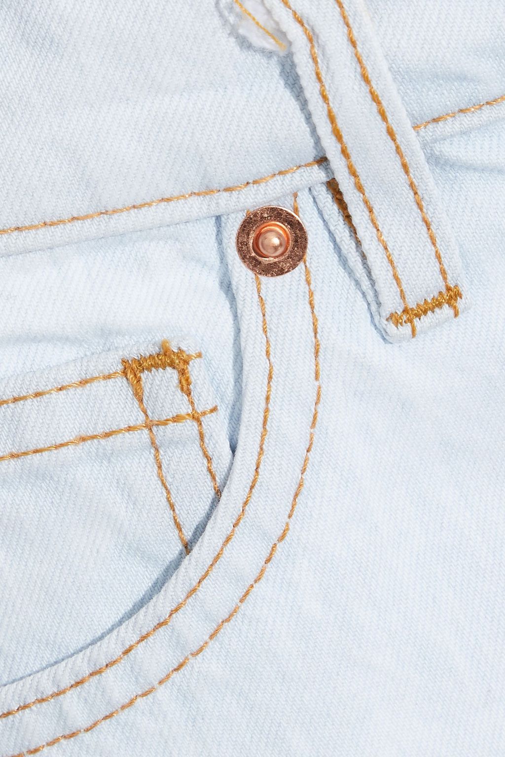 IRO Jansus frayed denim shorts