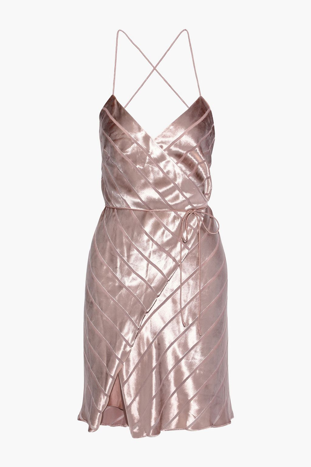 michelle mason velvet wrap dress