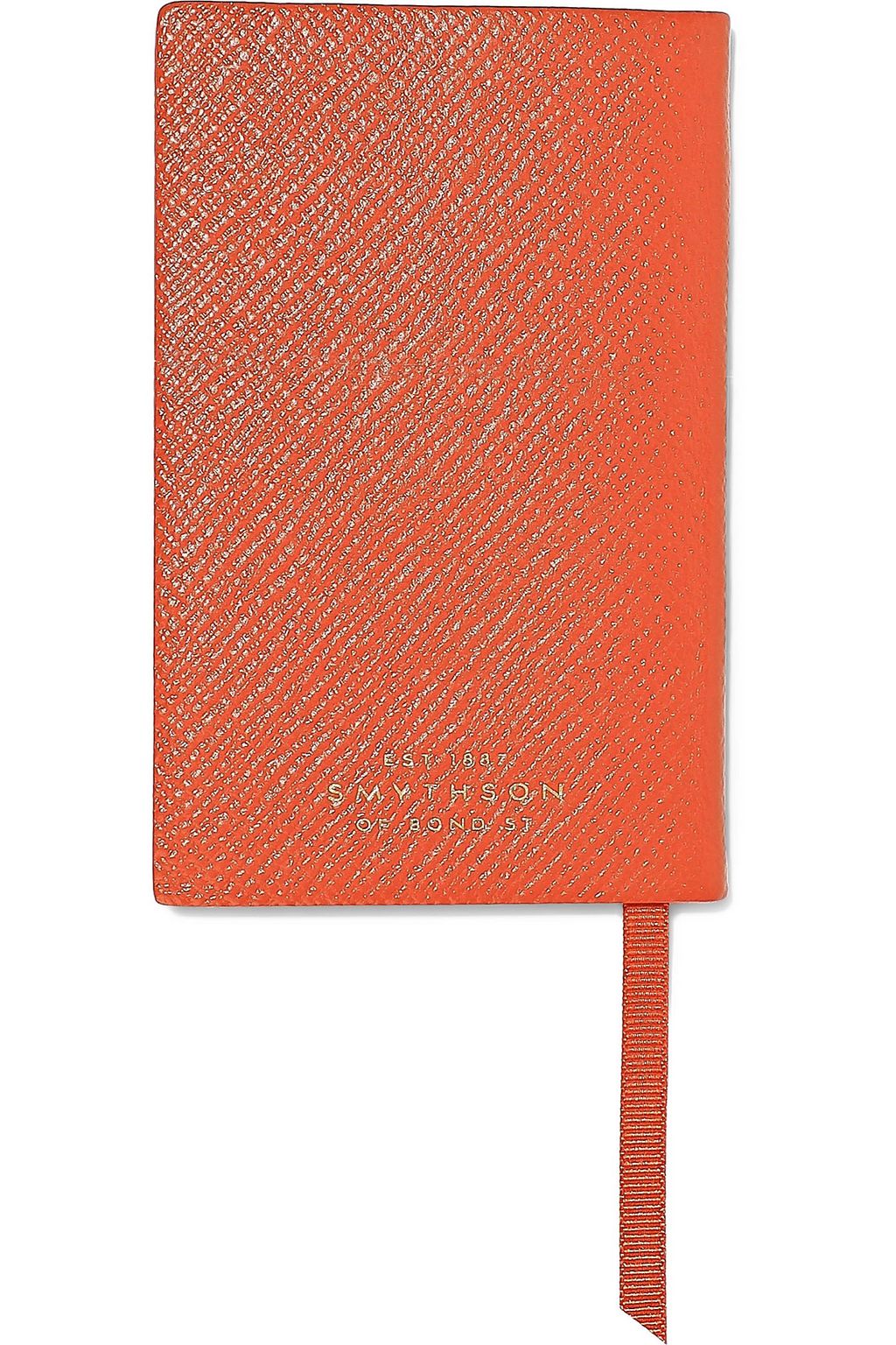 SMYTHSON Smile textured-leather notebook