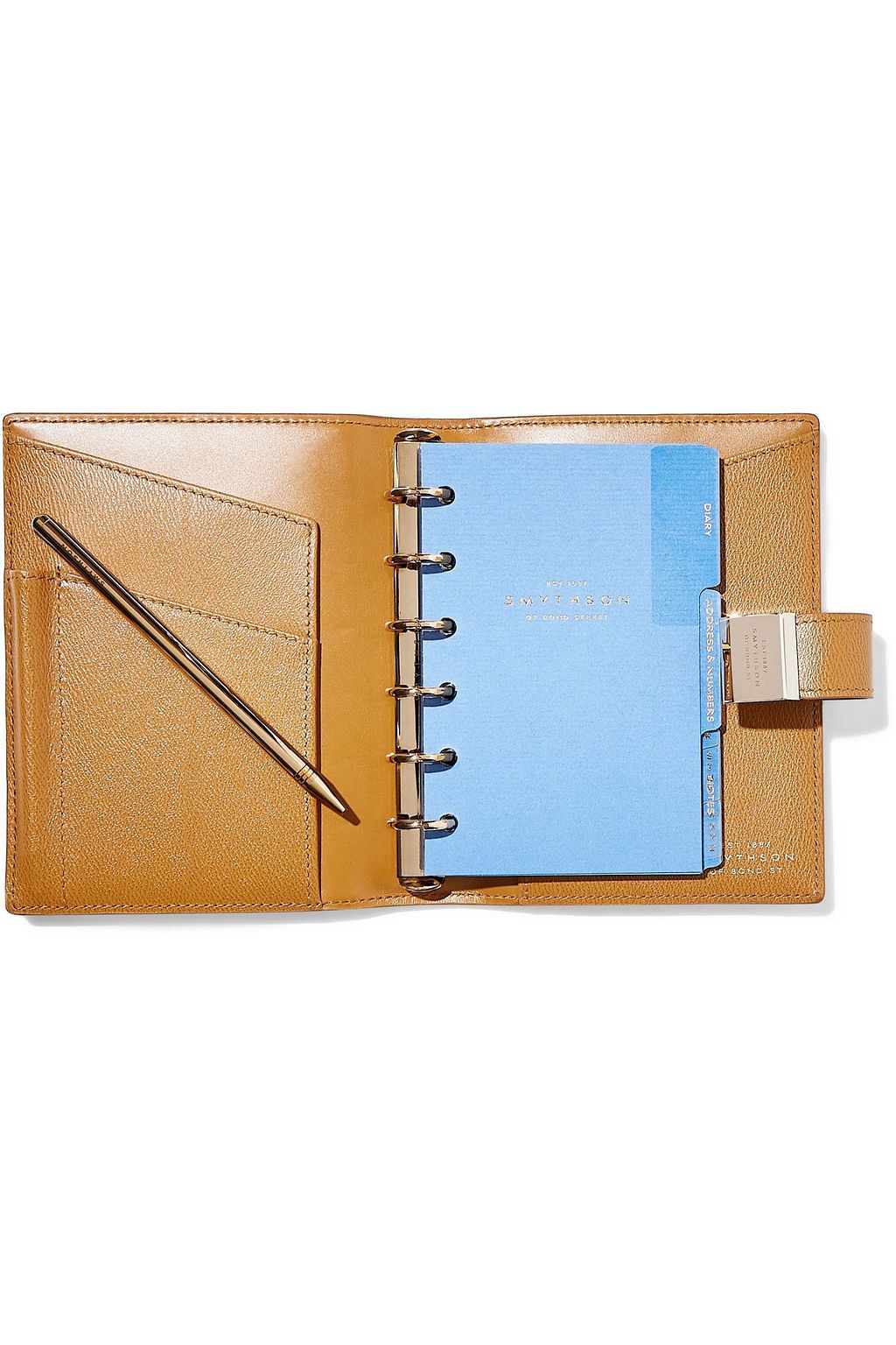 SMYTHSON Grosvenor textured-leather notebook