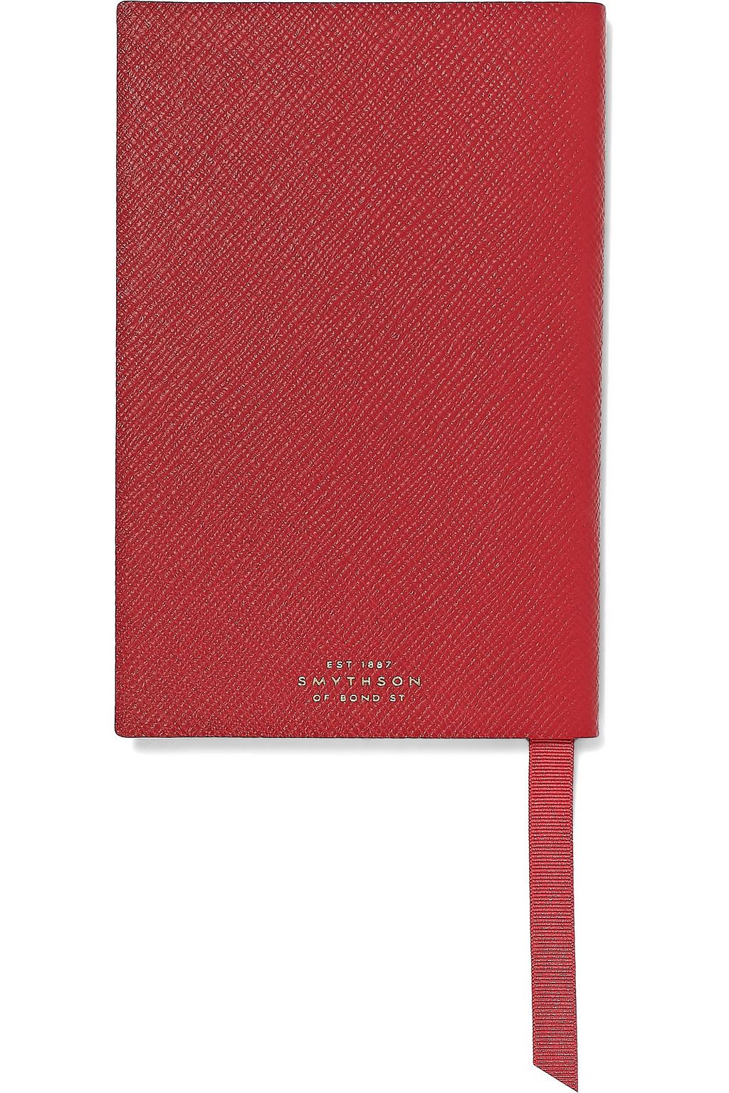 SMYTHSON Chelsea textured-leather notebook