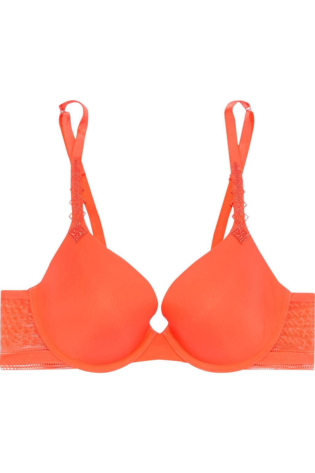 mesh underwired contour bra 