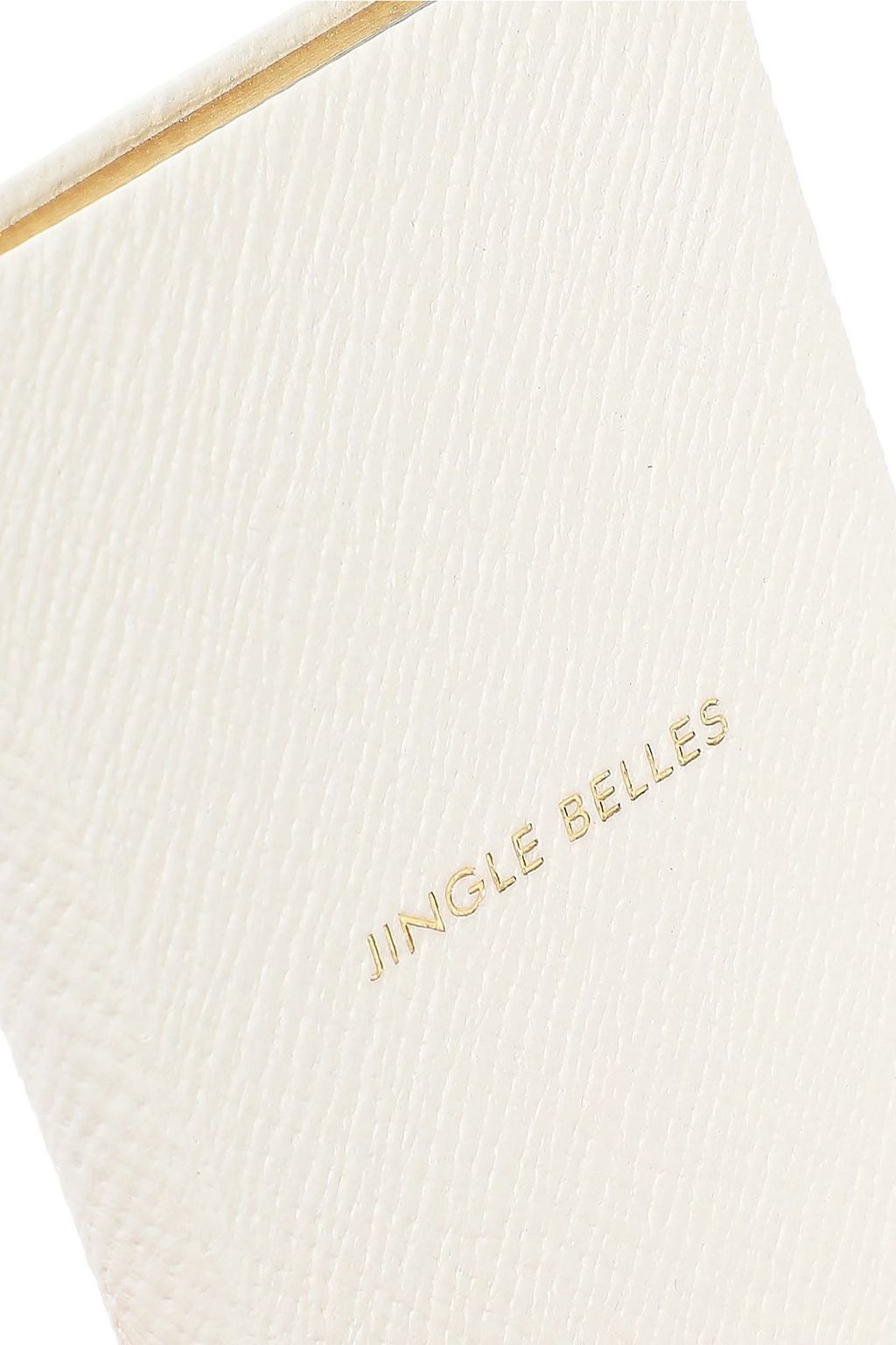 SMYTHSON Jingle Belles textured-leather notebook