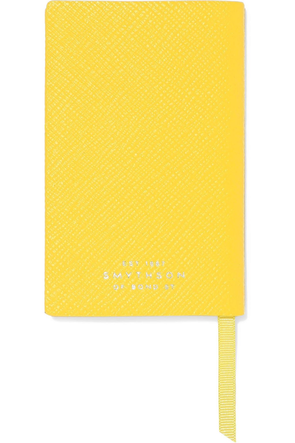 SMYTHSON Smile textured-leather notebook