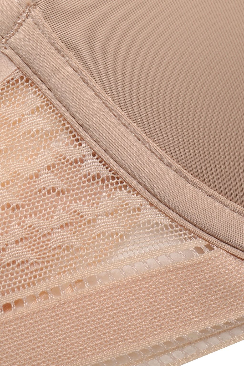 SIMONE PÉRÈLE Lace-paneled stretch-jersey push-up bra