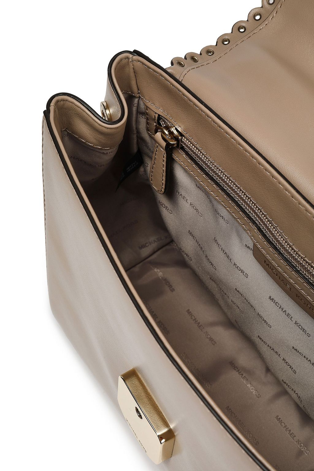 MICHAEL MICHAEL KORS Scalloped leather tote