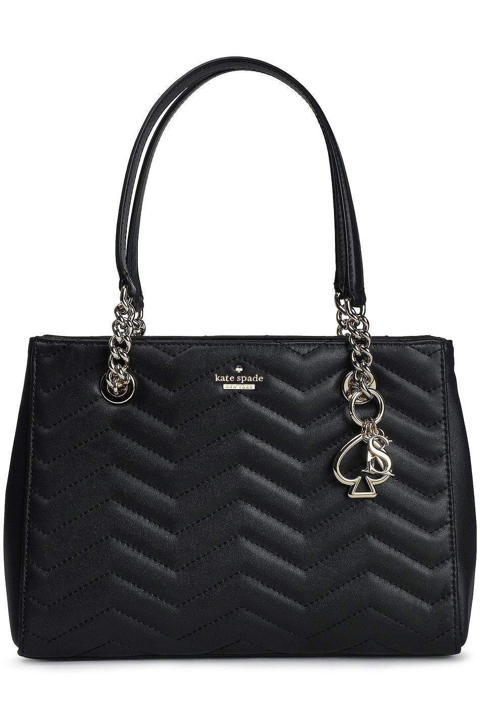 quilted leather tote