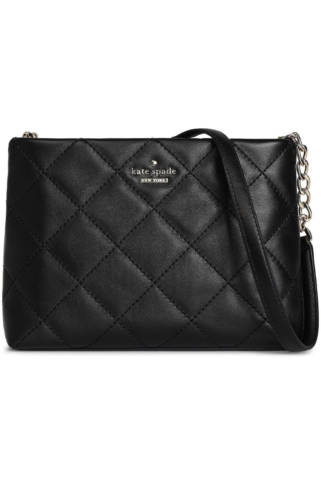 kate spade black quilted purse